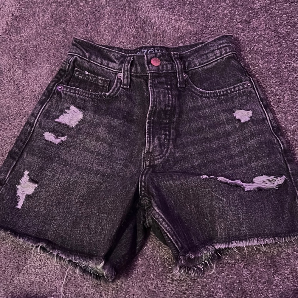 High rise Jean shorts